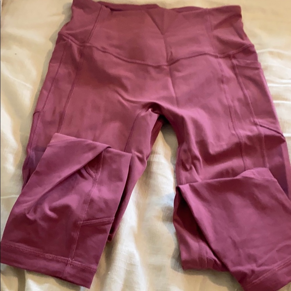 Lululemon All the Right Places Crop II Dusty Pink